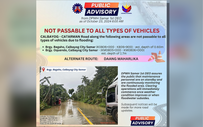 DPWH 20 Road Sections Impassable Due To Kristine Effects