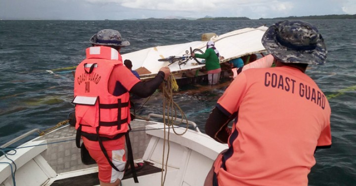 Passengers Rescued As Boat Capsizes Off Surigao Waters Philippine