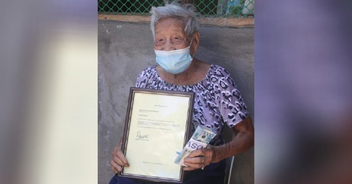 K Filipino Centenarians Get P K Cash Award Since