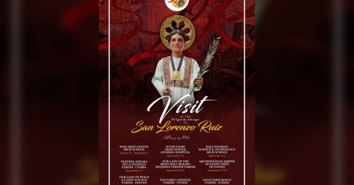 San Lorenzo Ruiz S Image Visits Set For Th Sainthood Year