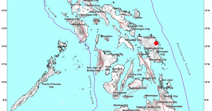 2 Magnitude 4 4 Earthquakes Jolt Eastern Samar Philippine News Agency