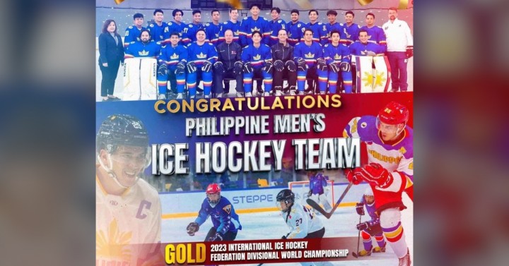 Marcos Lauds PH Ice Hockey Teams Outstanding Performance