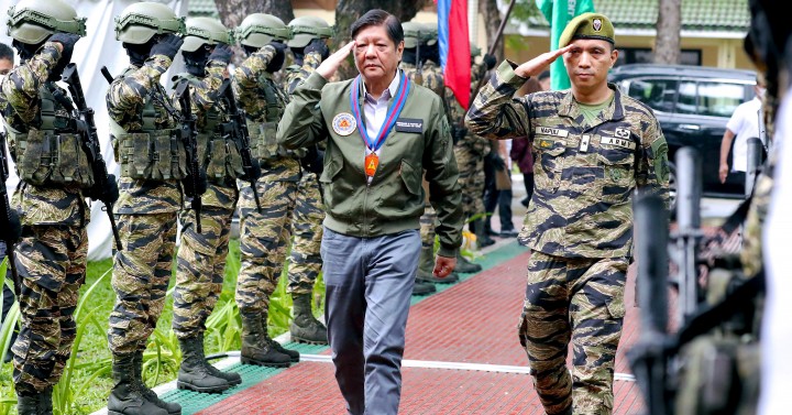 Arrival Honors PBBM At Special Forces Regiment Airborne Anniv