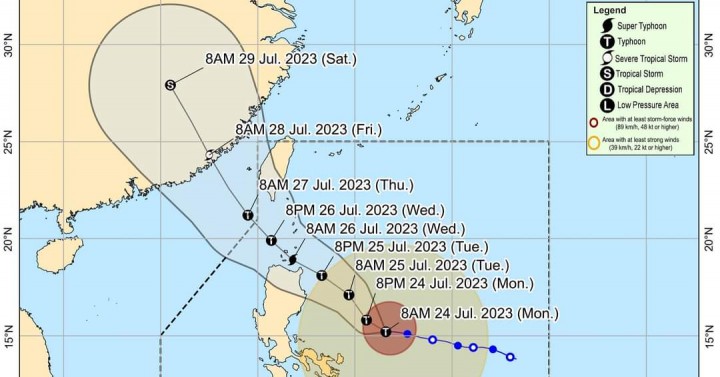 More Areas Under Signal No 2 As Egay Intensifies Philippine News Agency