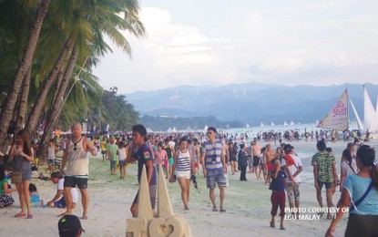 <p><strong>UP FOR REHAB.</strong> World-famous island resort Boracay will get a much-needed rehabilitation after Pres. Rodrigo R. Duterte ordered its closure for six months starting April 26, 2018.<em> (Photo courtesy of Malay, Aklan LGU)</em></p>