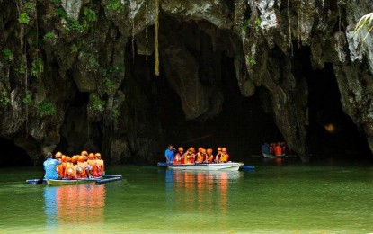 <p><strong>UNDERGROUND RIVER</strong>. File photo of the Puerto Princesa Underground River. Thirty-eight establisments here were given three months to demolish their illegal structures.  <em>(Photo by Celeste Anna R. Formoso)</em></p>