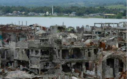 <p>Marawi City after the siege by Maute extremists in 2017. <em>(File photo) </em></p>