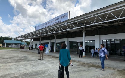 <p><strong>NEXT TOURIST ATTRACTION.</strong> File photo of the newly-inaugurated San Vicente Airport, which is expected to boost tourist arrivals in the area. The town is popular for its two scenic beaches, Port Barton and Long Beach. <em>(Photo by Celeste Anna R. Formoso)</em></p>