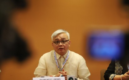 <p>National Privacy Commissioner Raymund Liboro assures the public that measures are in place to ensure the privacy of personal information once the proposed privacy-designed national ID system is implemented during a press briefing held Monday. <em>(Photo courtesy of: National Privacy Commission) </em></p>