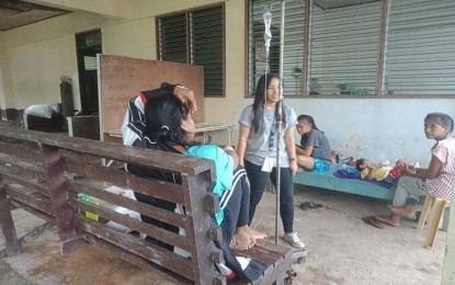 <p><strong>NO MORE DIARRHEA OUTBREAK:</strong> In this file photo taken in February this year, diarrhea patients are seen being treated at the Rural Health Center of Balabac town in southern Palawan. <em>(Photo courtesy of Marine Battalion Landing Team-4 )</em></p>