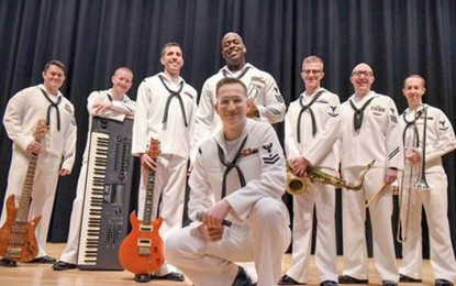 <p><strong>SINGING SOLDIERS.</strong> The U.S. Navy 7th Fleet band Far East Edition (FEE) is coming to Puerto Princesa in Palawan for a public show and musical outreach program in schools and children’s shelters<em>(Photo courtesy of U.S. Embassy)</em></p>