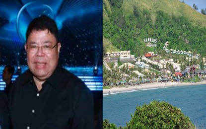 <p>TOURISM 'TRANSFORMER'. Retired Philippine Air Force Col. Ricardo L. Nolasco (left), owner of Hannah's Beach Resort, the biggest tourist-drawer in Pagudpud, Ilocos Norte, joins the Creator at 67. <em>(Left photo from the FB page of Ronald Dominguez; Right photo from the FB page of Hannah's Beach Resort)</em></p>