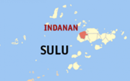 <p><em>Map of Indanan, Sulu</em></p>