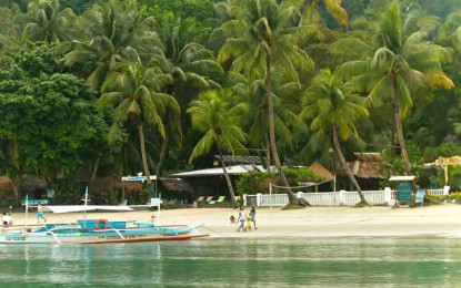<p>TOURIST HAVEN. The coastal community of Port Barton in the northern Palawan town of San Vicente. <em>(Photo by Celeste Anna R. Formoso)</em></p>