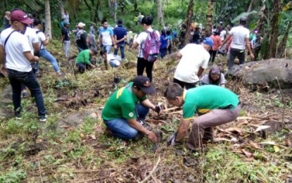 <p>The Office of Civil Defense – Autonomous Region in Muslim Mindanao leads the planting of 100 Mahogany and Antipolo tree seedlings with partner agencies at the Macasandag watershed area in Parang, Maguindanao on Tuesday (July 17, 2018). The activity is in line with July’s celebration of the National Disaster Resilience Month. <em><strong>(Photo by OCD-ARMM)</strong></em></p>