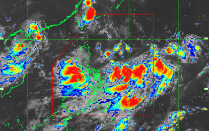 <p>NEW LPA SPOTTED. The low pressure area spotted off central Luzon may develop into a tropical depression within 24-48 hours, weather bureau PAGASA said. <em>(Satellite image courtesy of PAGASA)</em></p>