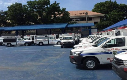 <p><strong>NEW PATROL CARS</strong>. The Police Regional Office in Central Visayas (PRO-7) turned over 31 new patrol cars to different police stations in the region on Monday. (<em>Photo courtesy of PRO-7 Public Information Office</em>)</p>