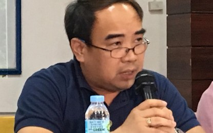 <p>EGCO IN ALBAY. Presidential Task Force on Media Security Executive Director, Undersecretary Joel Egco, speaks to newsmen in Albay during his visit on Wednesday, July 25, 2018, to personally look into the recent killing of broadcast journalist Joey Llana. <em>(PNA photo by Connie Calipay)</em></p>
<p> </p>
<p> </p>