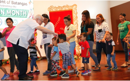 Nutritional status among malnourished Batangueño kids improves