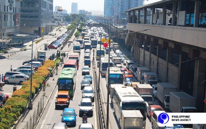 <p>Northbound lane of Epifanio delos Santos Avenue <em>(File photo)</em></p>