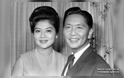 <p>Former President Ferdinand Marcos and wife, Imelda Marcos </p>