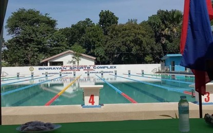 <p><strong>SWIMMERS ARE WELCOME.</strong> The newly-rehabilitated Binirayan sports complex in Antique reopened on Tuesday (August 28, 2018).  <em>(Photo courtesy of Antique PIO)</em></p>