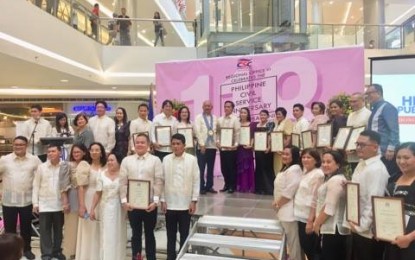 <p>The Civil Service Commission (CSC) recognizes outstanding government employees under its Honor Awards Program (HAP) held at SM City here on Thursday (September 6, 2018). <em>(Photo by Cindy Ferrer) </em></p>