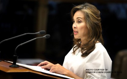<p>Senate President Pro Tempore Loren Legarda <em>(File photo)</em></p>