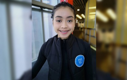 <p><strong>TALENTED SKATER.</strong> Diane Gabrielle Panlilio feels honored to carry the national colors in the ISU Junior Grand Prix in Canada this week. <em>(Photo by Edler Panlilio)</em></p>