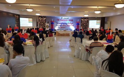 <p><strong>TB FIGHT.</strong> Representatives of various government institutions, private organizations, transport groups and students gather in Iloilo City for the first ever summit aimed to fight the spread of tuberculosis  on Friday (September 14, 2018). <em>(Photo from FB Page of DOH 6)</em></p>