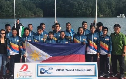 PH paddlers capture 2 gold medals in ICF World Dragonboat Championship