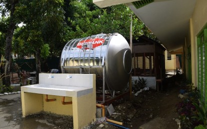 <p>RAINWATER HARVESTING. A "rainwater collector" in Iloilo City is shown in this undated photo. City Disaster Risk Reduction and Management Officer Donna Magno said in an interview on Monday (Aug. 28, 2023) they will install rainwater harvesting facilities amid the El Niňo phenomenon. <em>(PNA file photo by PGLena)</em></p>