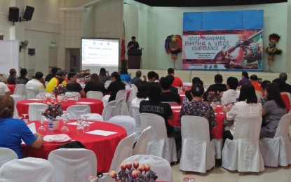 <p><strong>DINAGYANG CONFERENCE.</strong> The Iloio Dinagyang Foundation Inc  gathers stakeholders for the one-day "Iloilo Dinagyang Rhythm and Vibes Conference" held at the Diamond Jubilee Hall, in Iloilo City, Wednesday (September 26, 2018). <em>(Photo by Perla Lena)</em> </p>