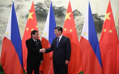 <p>President Rodrigo R. Duterte and Chinese President Xi Jinping <em>(Presidential Photo)</em></p>