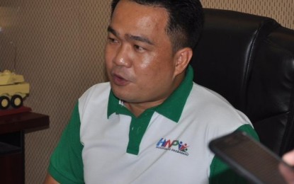 <p>Davao City Vice Mayor Bernard Al-ag is interviewed by reporters on his decision to retire from politics  next year. <em><strong>Photo courtesy of Tomas Avancena</strong></em></p>
