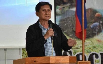 <p><strong>IN DEFENSE OF BAGUIO.</strong> Department of Environment and Natural Resources (DENR) Secretary Roy Cimatu tells media in a press conference on Wednesday (Oct. 17, 2018) the environmental issues being faced by Baguio. He added that the local government can address such problems without the need to close the city like what was done in Boracay.<em> (Photo by Liza T. Agoot</em>)</p>
