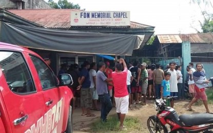 <p>Family members flock on Sunday morning to a funeral home in Sagay City where the bodies of the nine fatalities in Barangay Bulanon were brought after they were killed by unidentified gunmen on Saturday night. <em>(Photo courtesy of DYHB Tatak RMN Page)</em></p>
<p> </p>