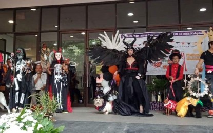 <p>Iloilo City’s “Halo-ween: KERnival in the City” held Monday, Oct. 29, 2018, integrates the observance of Halloween with the promotion of responsible pet ownership. <em>(Photo by Pearl G. Lena)</em></p>