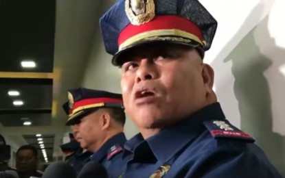 <p><strong>WILLING TO FACE PROBE. </strong>Senior Supt. Leonardo Suan says he is willing to face probe on his alleged involvement in illegal drug activities in an interview with reporters in Camp Crame on Monday (Oct. 29, 2018). <em>(Screenshot from PTV)</em></p>