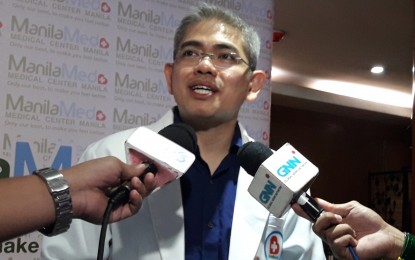<p>Cancer Center of Manila Med head Dennis Sacdalan says several studies have shown that multidisciplinary treatment helps lower mortality rates among cancer patients. <em>(PNA photo by Ma. Teresa Montemayor)</em></p>