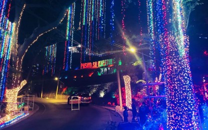 <p>CAPITOL HILL CHRISTMAS VILLAGE. The La Union capitol building enchants residents and visitors with Christmas lights and other decors plus exciting activites on weekends since Nov. 30. <em>(Photo courtesy of La Union provincial government official Facebook page) </em></p>
