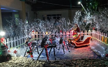 <p>A portion of the Christmas village in Pudtol, Apayao. <em>(Photo courtesy of MLGU Pudtol)</em></p>