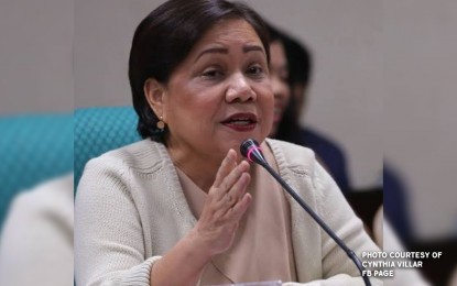 <p>Senator Cynthia Villar (File photo)</p>