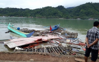 <p><strong>TSUNAMI AFTERMATH</strong>. The condition at the Kiluan tourist resort, Tanggamus, Lampung on Dec 25, 2018, after being hit by the Sunda Strait tsunami. <em>(ANTARA/dian hadiyatna)</em></p>