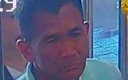 <p><strong>SURRENDERED.</strong> The security camera image of Salipudin Lauban Pasandalan, 53, who is one of two suspects in the Dec. 31, 2018 bombing at South Seas Mall in Cotabato City. Relatives surrendered the suspect on Monday afternoon (Jan. 7, 2019). <em><strong>(Photo courtesy of PRO- 12)</strong></em></p>