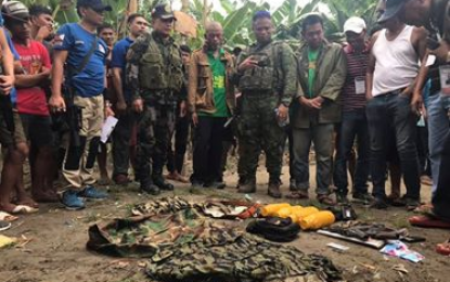 <p><strong>SEIZED.</strong> The recovered bombs and handguns from five mebers of the outlawed Bangsamoro Islamic Freedom Fighters on Saturday (Jan. 12) in Paglat, Maguindanao. <em><strong>(Photo by 33rd IB)</strong></em></p>