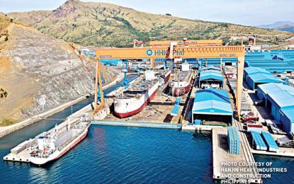 <p>Hanjin shipyard in Subic. <em>(File photo)</em></p>