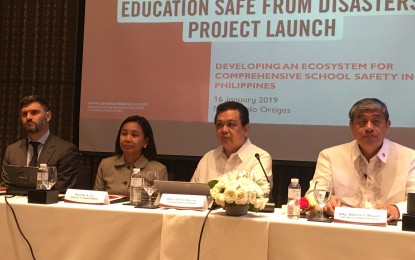 <p>Department of Education Undersecretary for Administration Alain del Pascua says the Education Safe from Disasters Project will enable and empower stakeholders to achieve the goals of Comprehensive School Safety Framework.</p>