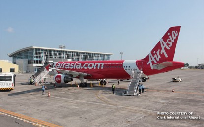 <p>AirAsia plane <em>(Photo courtesy of Clark International Airport)</em></p>