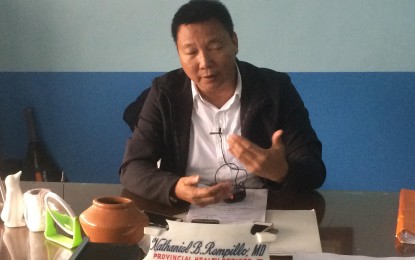 <p><strong>CHARGES.</strong> Dr. Nathaniel Rempillo, former chief of the Albay Provincial Health Office, in a press conference on Tuesday, Jan. 22, 2019,  says he has filed charges of grave misconduct and grave abuse of authority  against Albay Governor Al Francis Bichara. <em>(Photo by Connie Destura-Calipay) </em></p>